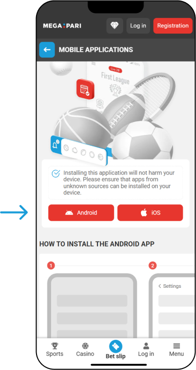 Android APK Installation - Megapari Bangladesh