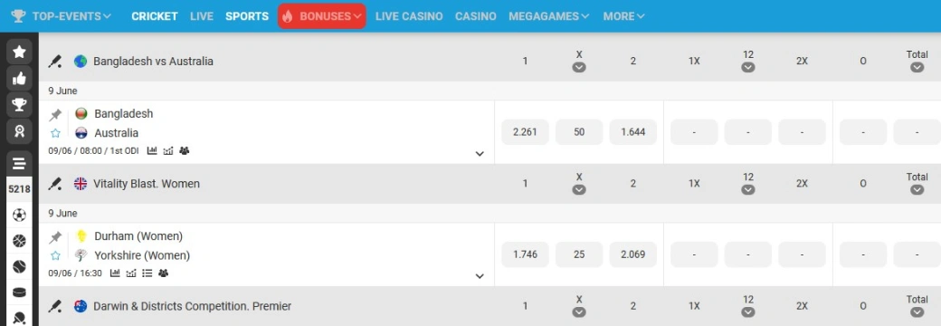 Cricket Betting Promotions - Megapari Bangladesh 2