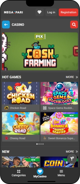 Mobile Casino - Megapari Bangladesh