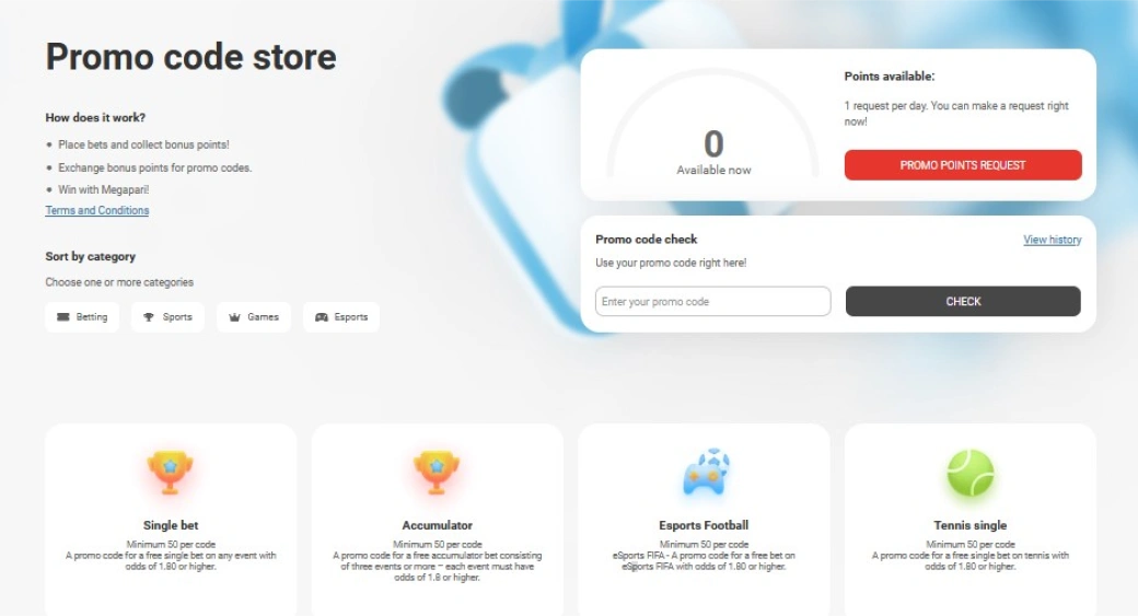 Promo Code Store at MegaPari Bangladesh - Megapari Bangladesh